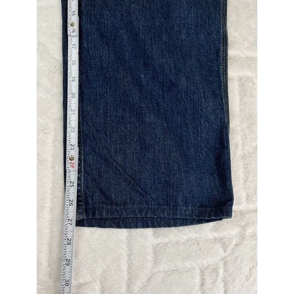 Vintage Tommy Hilfiger Jeans Mens Carpenter Red Label Hip Hop Baggie - Sz 32x27 - Picture 5 of 11